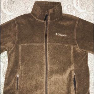 Columbia Brown Fleece Jacket